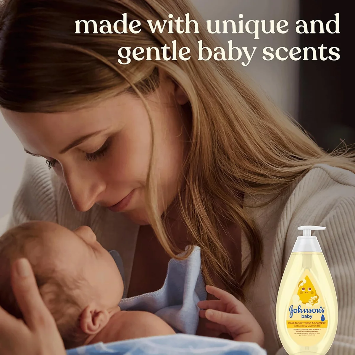 Johnson's Baby Head-To-Toe Baby Wash & Shampoo 4341485092 2-in-1 Aloe & Vitamin B5 27.1 fl oz New image 6
