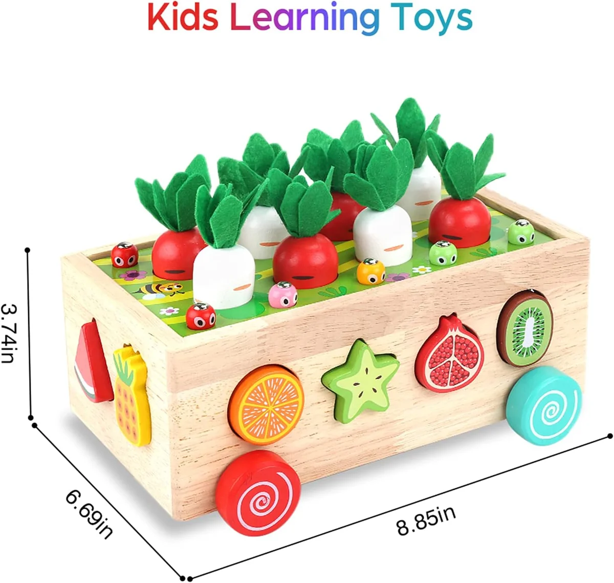 KMTJT Montessori Wooden Educational Toys Shape Sorting Game JHTOY-556-braincar-SetA Wooden Toy1 New image 2