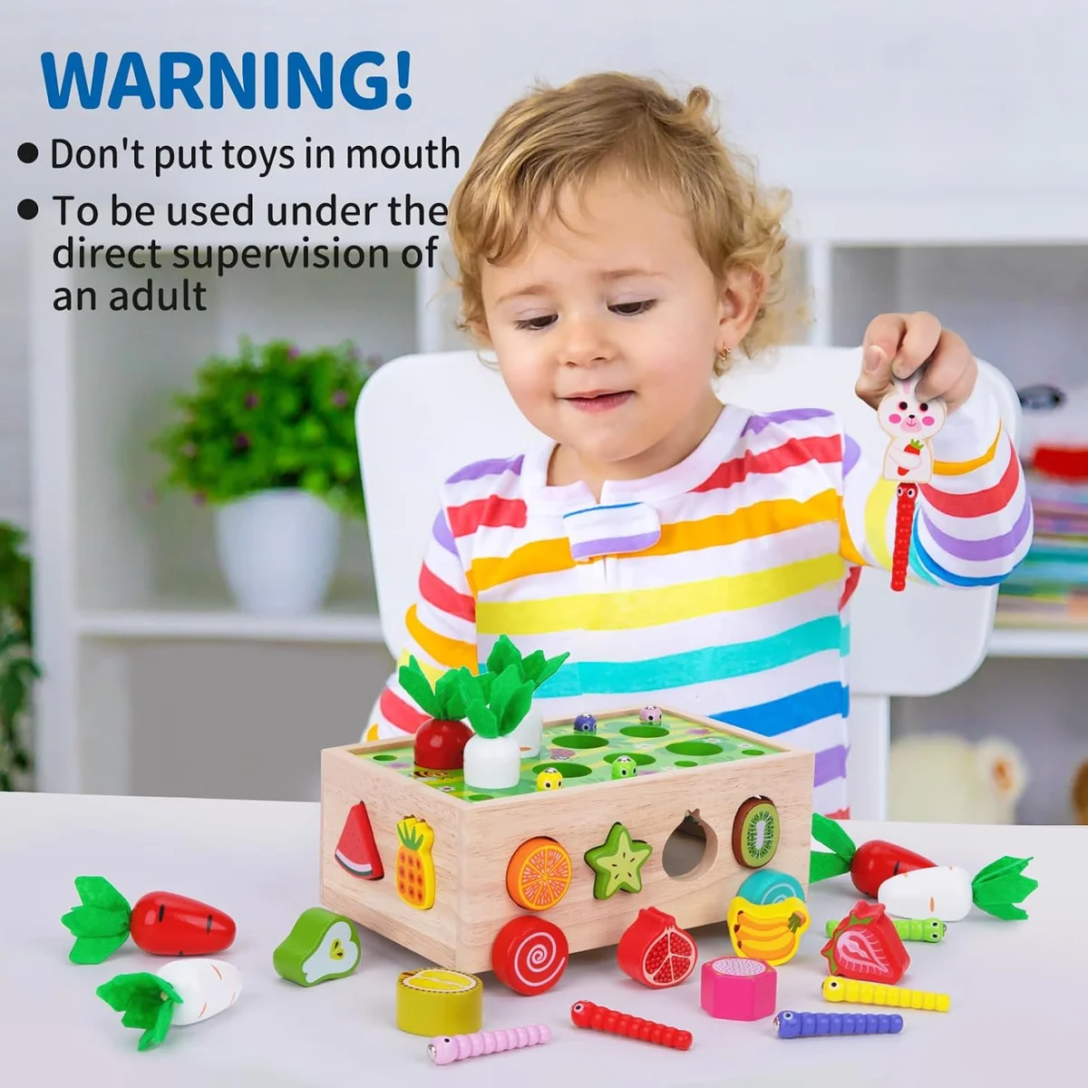 KMTJT Montessori Wooden Educational Toys Shape Sorting Game JHTOY-556-braincar-SetA Wooden Toy1 New image 7