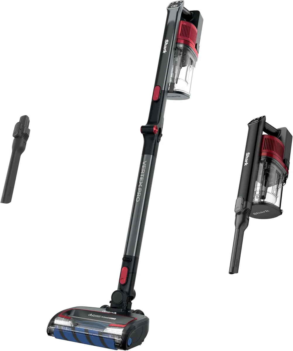 Shark Cordless Vertex Pro Lightweight Cordless Stick Vacuum IZ662H DuoClean PowerFins Red New