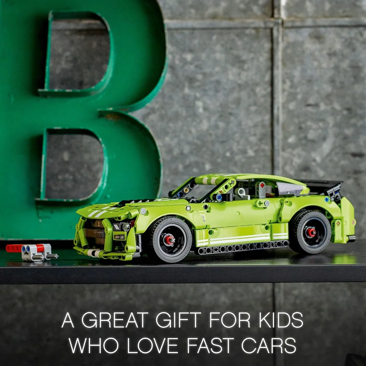 LEGO Ford Mustang Shelby GT500 Toy Car 42138 Pull Back with AR App Multicolor New image 2