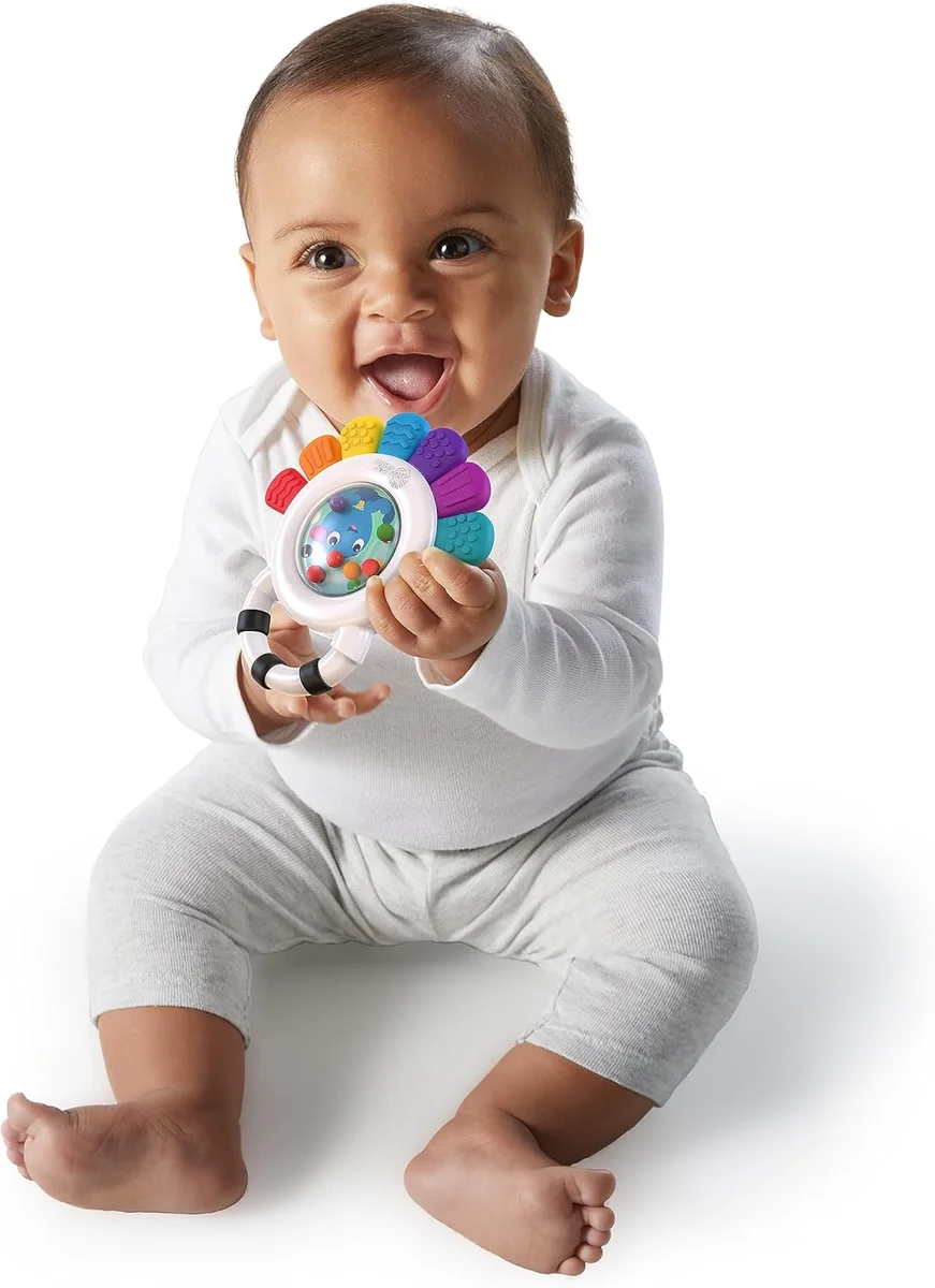 Baby Einstein Outstanding Opus Teether Rattle 12487 BPA Free Multicolored New image 4