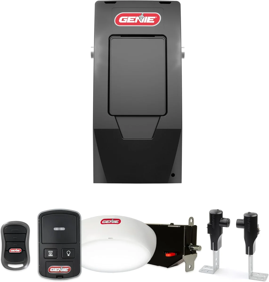 Genie Residential Wall Mounted Garage Door Opener 6072H-O Bluetooth LED Light Black New