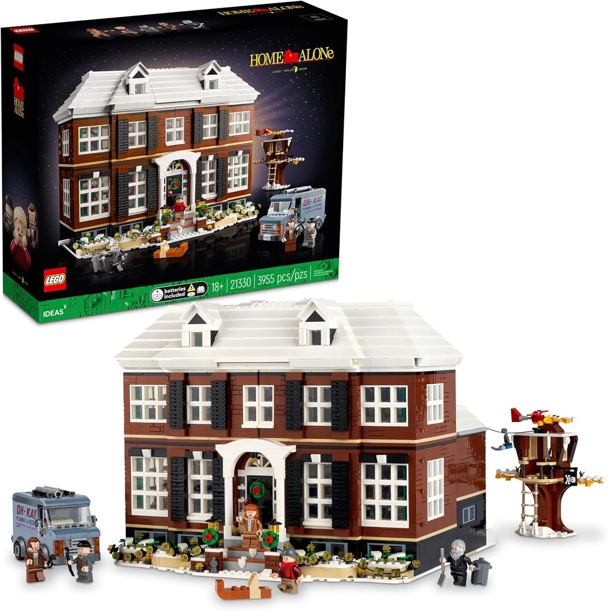 LEGO Home Alone McCallisters' House Building Set 21330 - 3955 Pieces - New