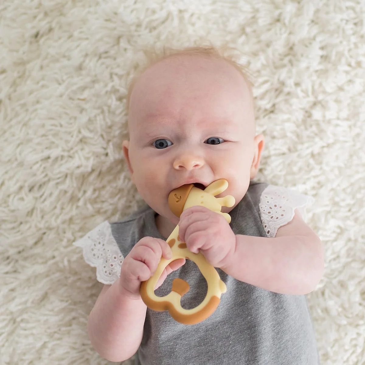 Dr. Brown's Ridgees Giraffe Massaging Baby Teether TE450-P2 BPA Free Lightweight - New image 5