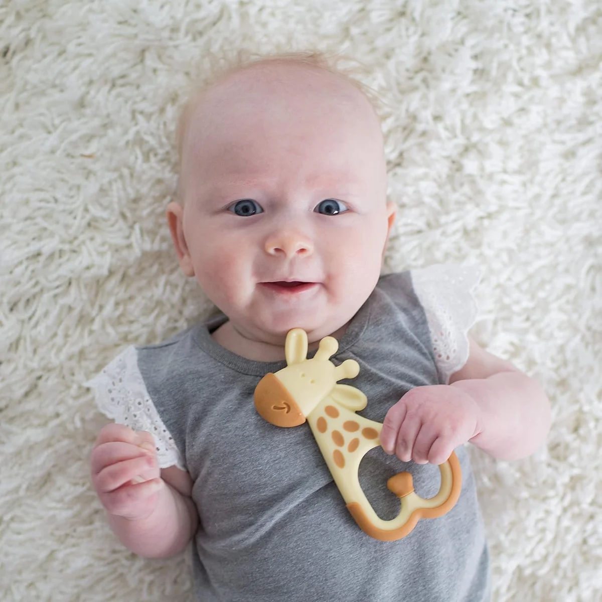 Dr. Brown's Ridgees Giraffe Massaging Baby Teether TE450-P2 BPA Free Lightweight - New image 7