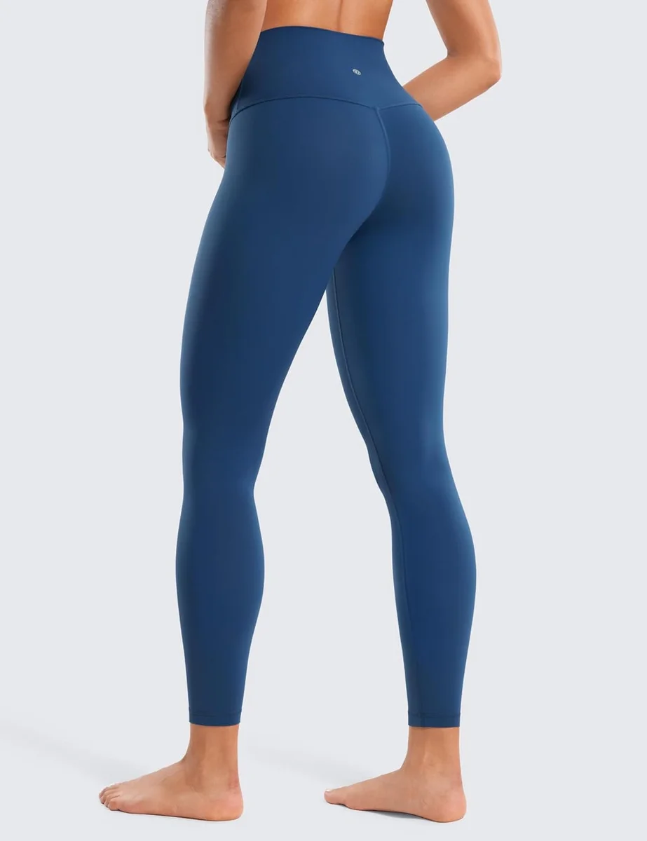 CRZ YOGA Butterluxe Yoga Leggings R583 - High Waisted, 25" Inseam, Buttery Soft French Navy - New image 2