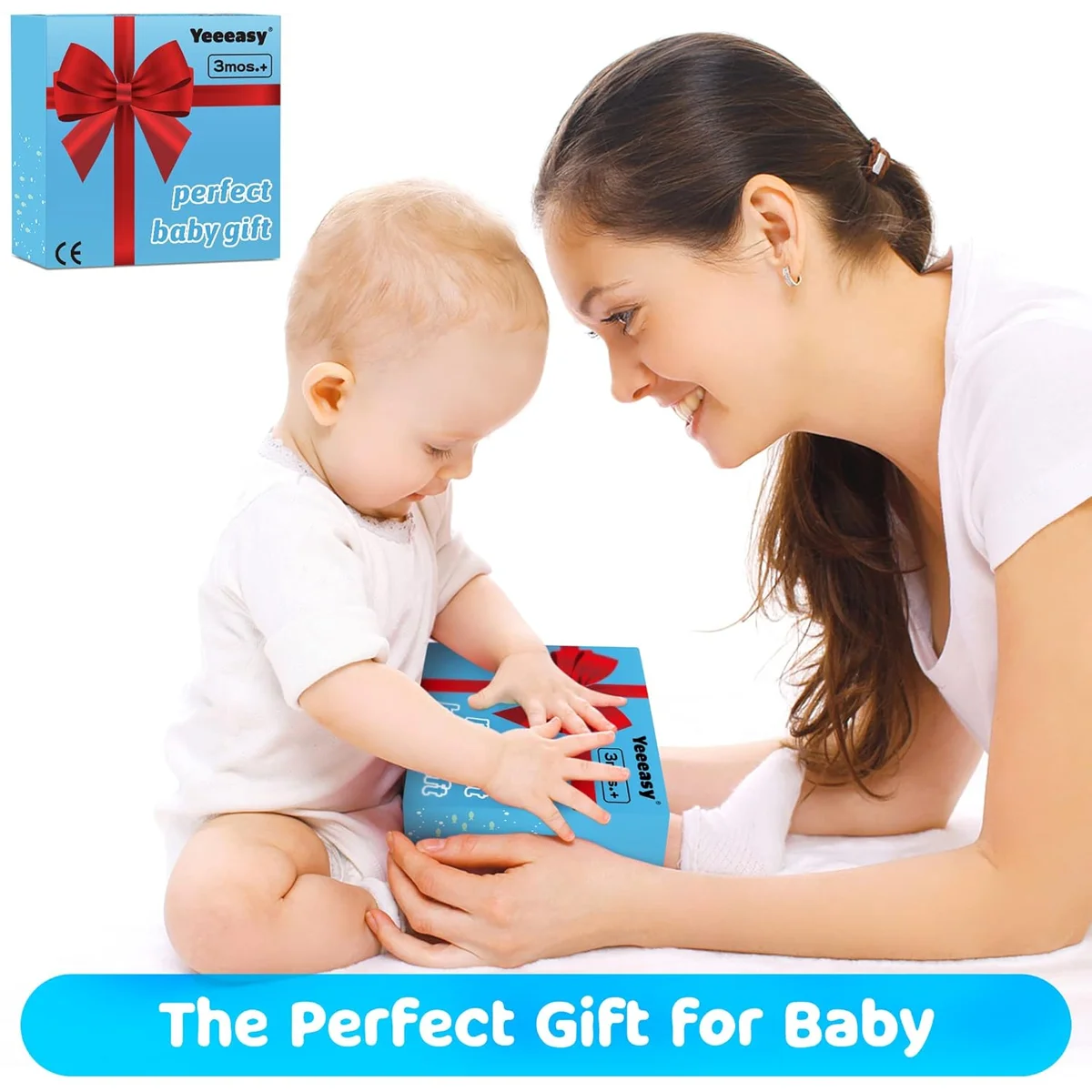 Yeeeasy Tummy Time Water Mat丨Inflatable Tummy Time Water Play Mat for Babies, Infants and Toddlers 3 to 24 Months Promote Development Toys Baby Toys essentials and Gifts image 4