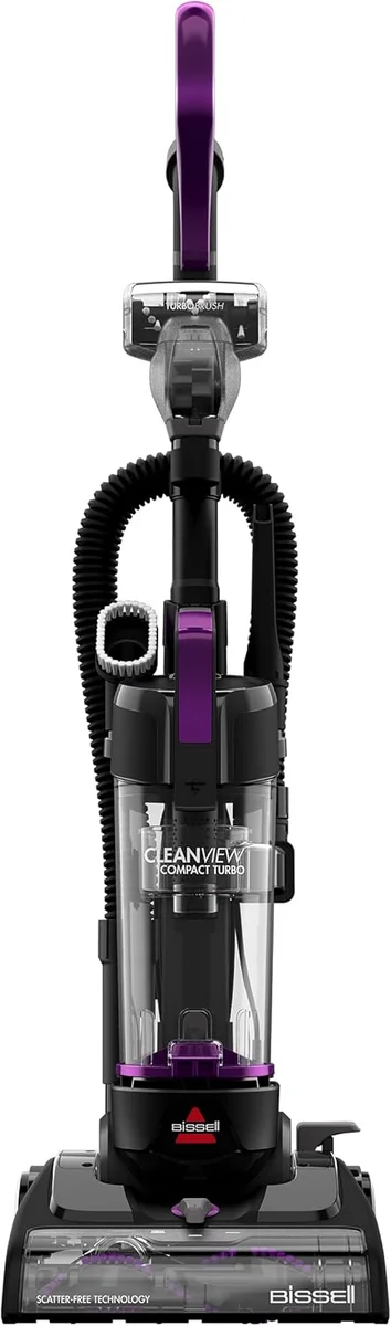 Bissell CleanView Compact Turbo Upright Vacuum 3437F Full Size Power Multicolor New