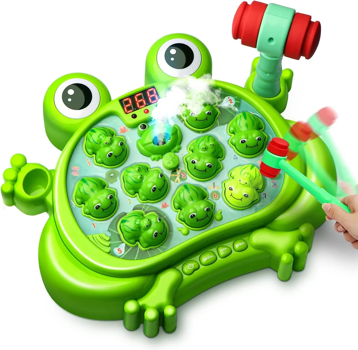 HopeRock Whack A Frog Game 5 Modes 45 Levels Multicolored New