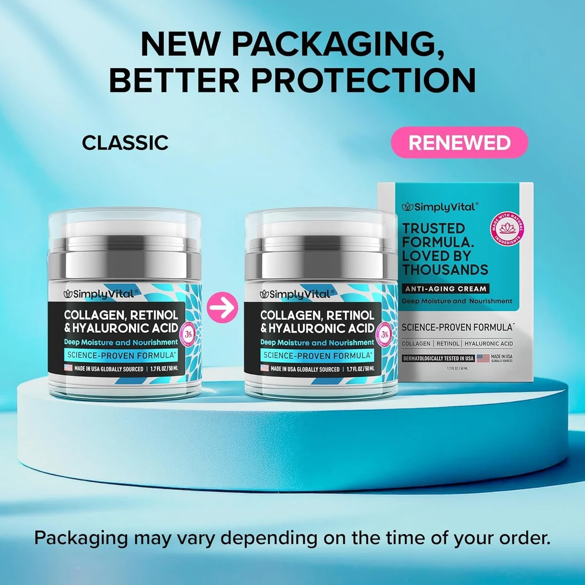 SimplyVital Anti-Aging Face Moisturizer with Retinol 1.7 fl oz - New image 6
