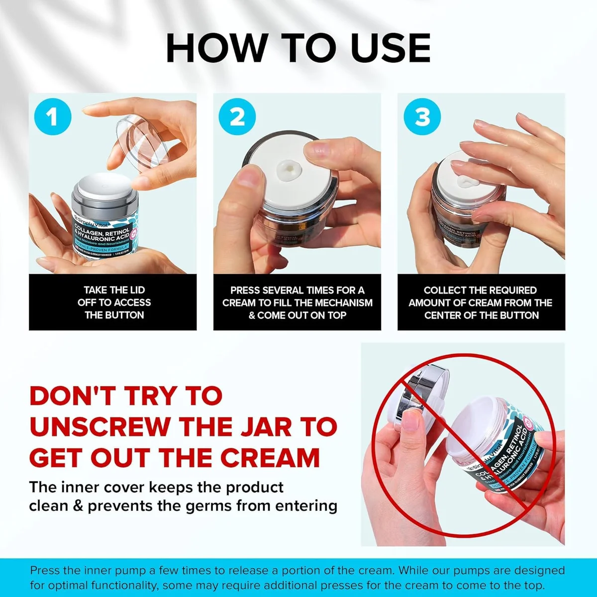 SimplyVital Anti-Aging Face Moisturizer with Retinol 1.7 fl oz - New image 7