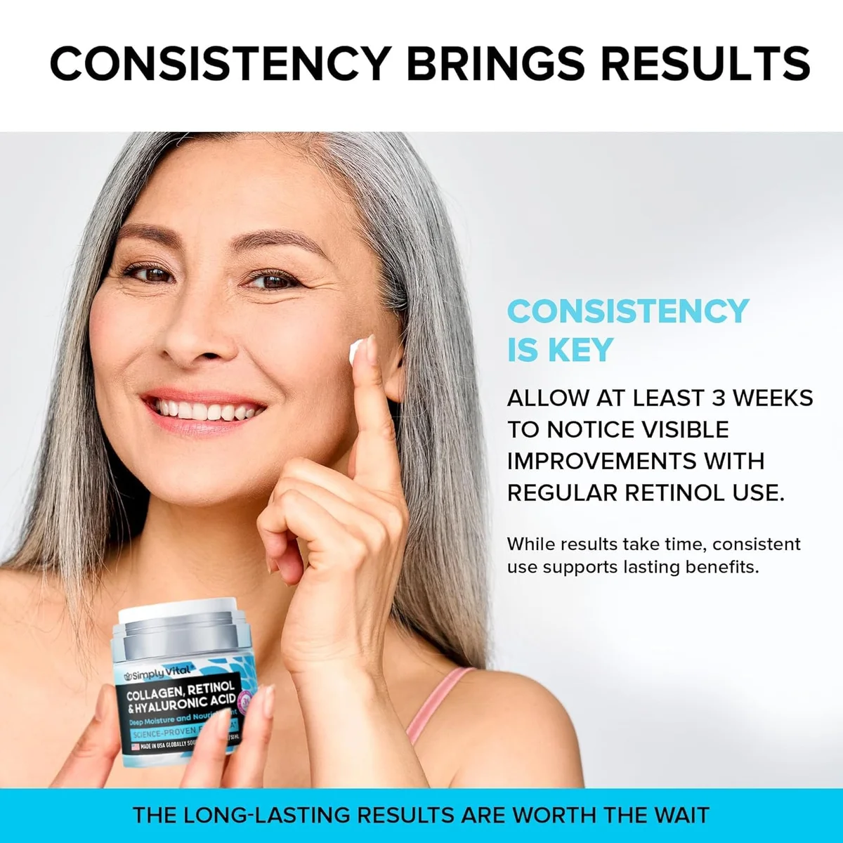 SimplyVital Anti-Aging Face Moisturizer with Retinol 1.7 fl oz - New image 8