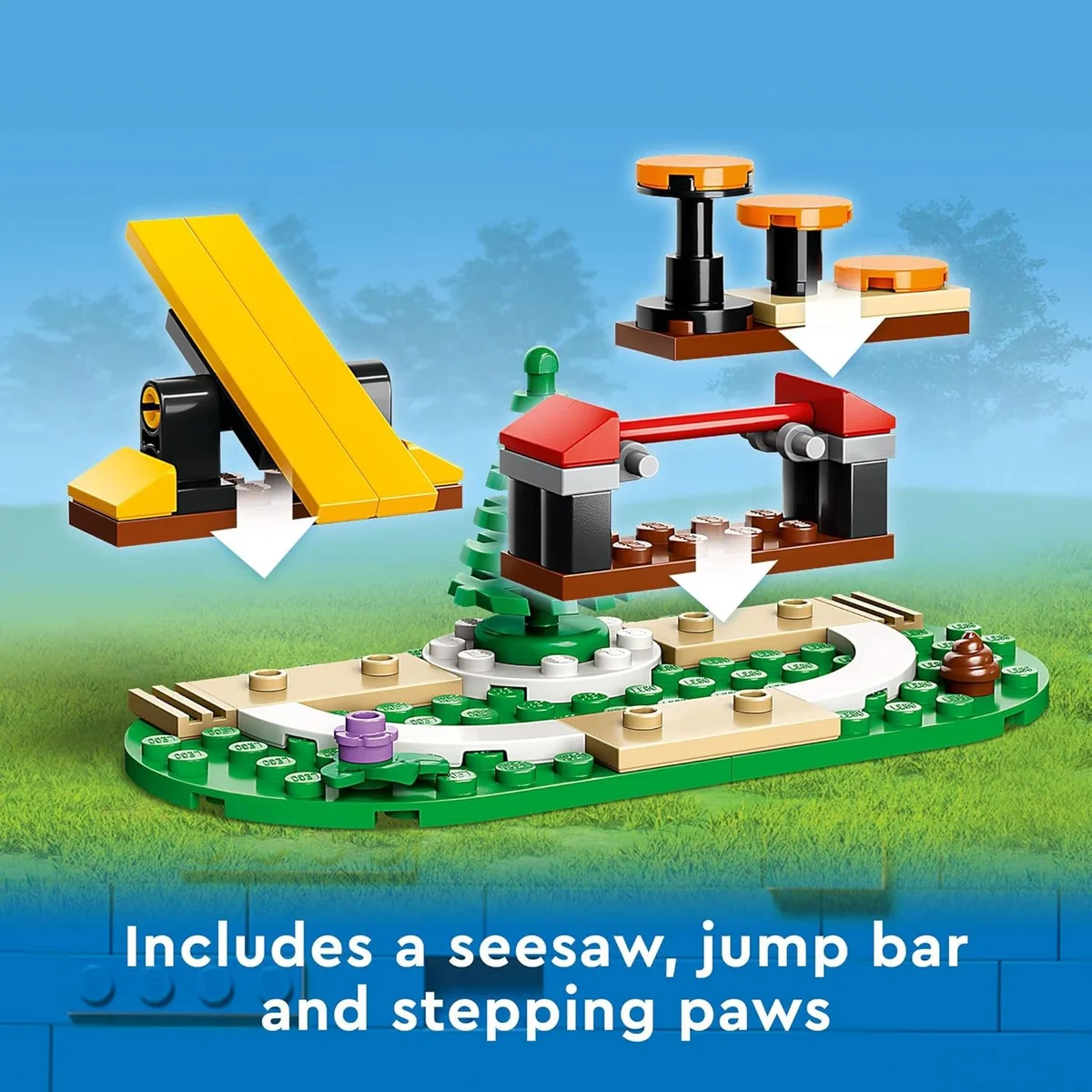 LEGO Mobile Police Dog Training 60369 SUV Toy Car with Trailer, 197 Pieces Multicolor New image 4