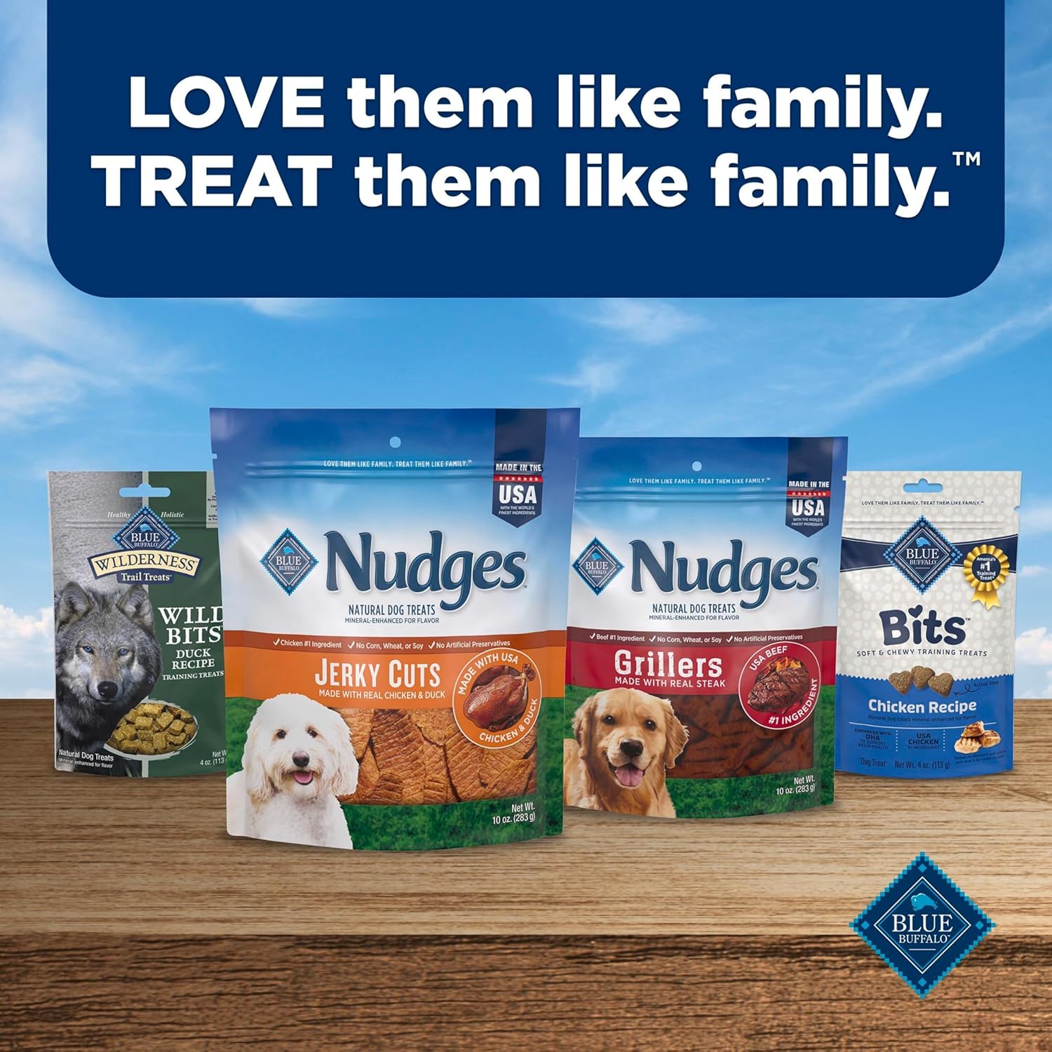 Blue Buffalo Nudges Jerky Cuts Natural Dog Treats 804286 36 Ounce Pack of 1 Chicken New image 8