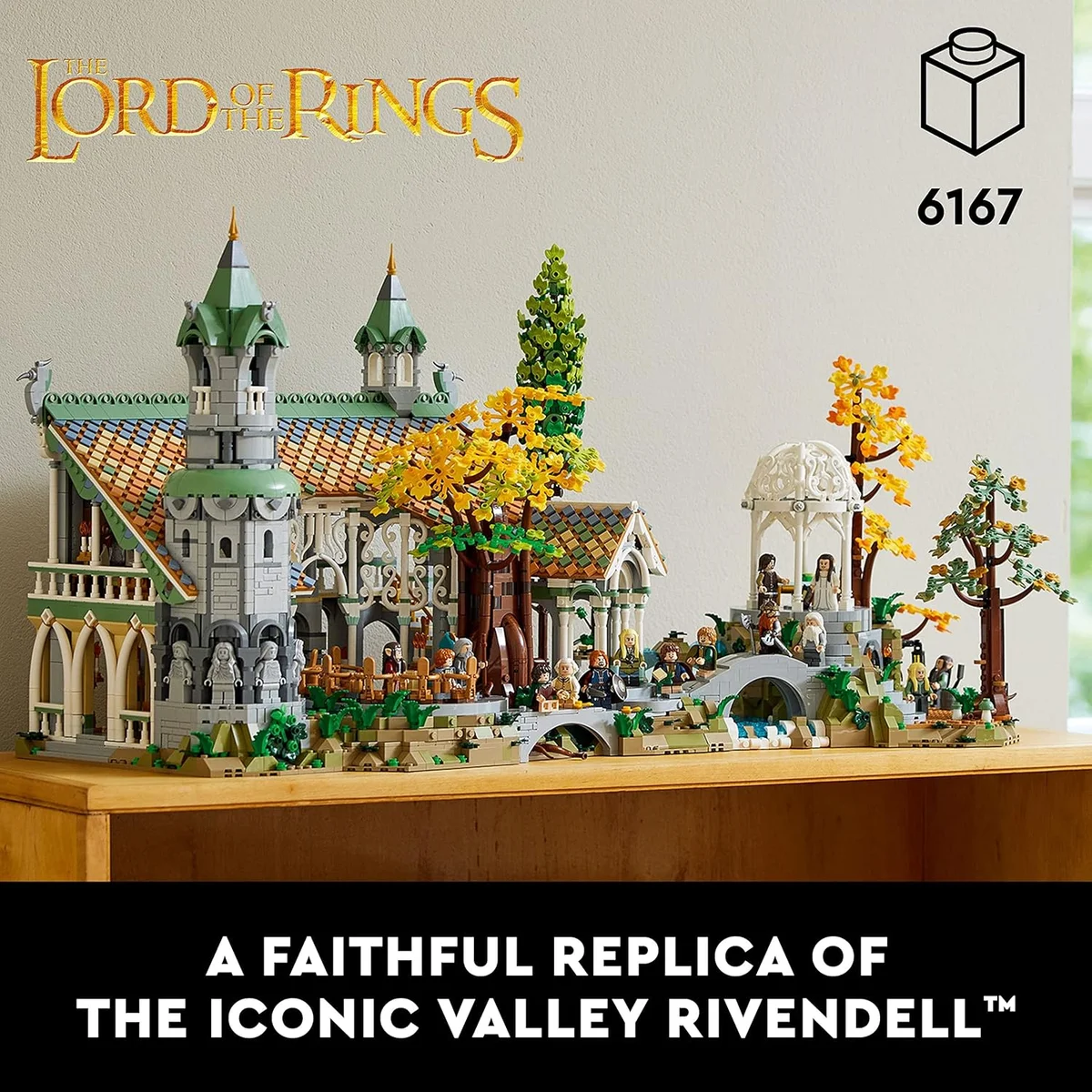 LEGO The Lord of The Rings: Rivendell Building Set 10316 6167 Pieces Grey New image 3