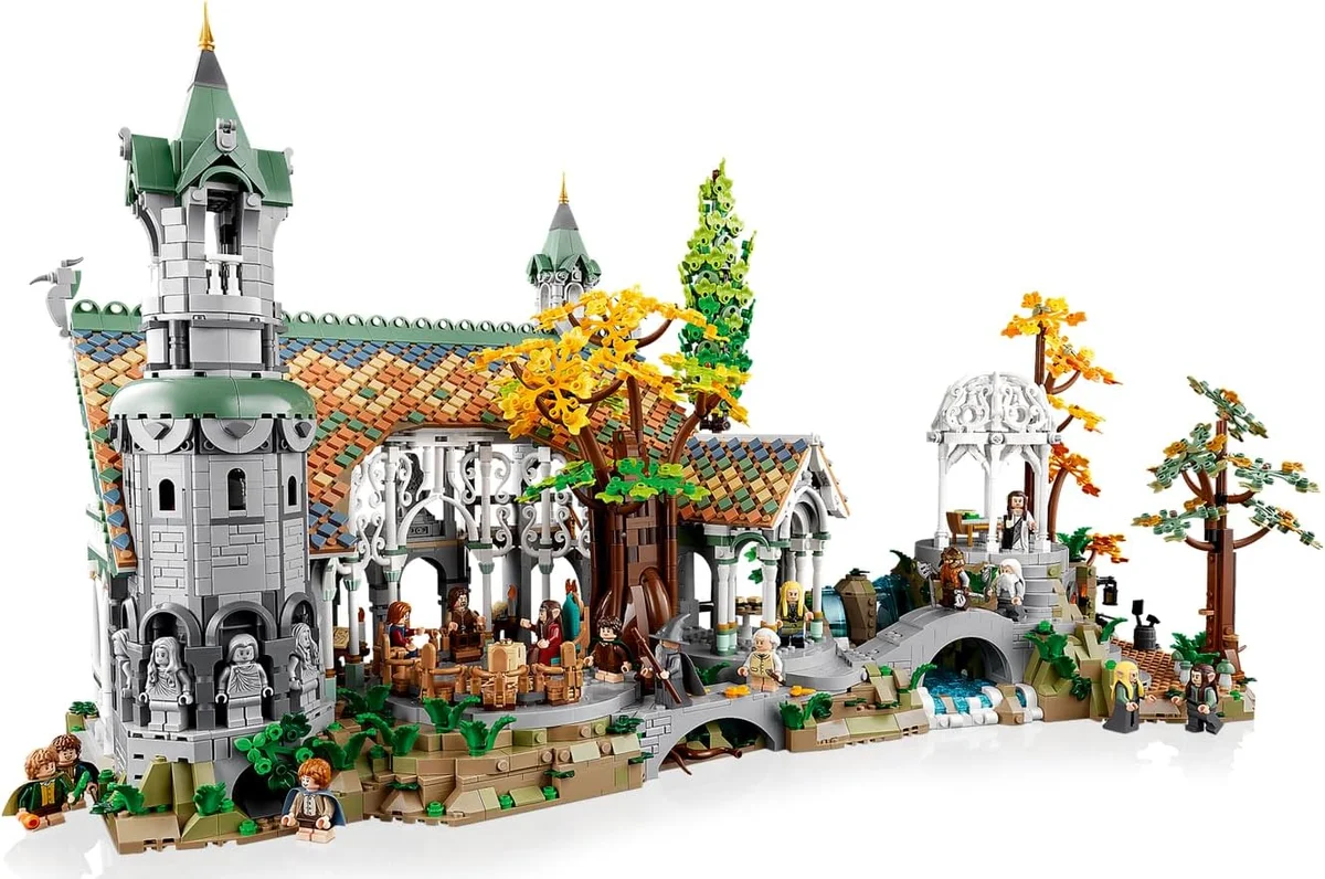 LEGO The Lord of The Rings: Rivendell Building Set 10316 6167 Pieces Grey New image 4