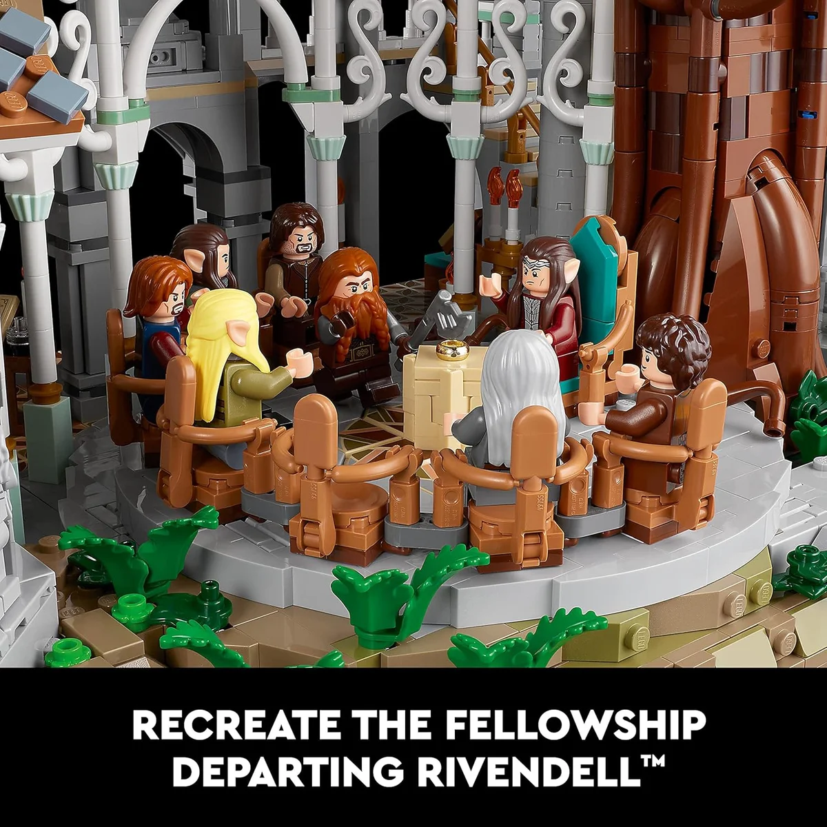 LEGO The Lord of The Rings: Rivendell Building Set 10316 6167 Pieces Grey New image 7