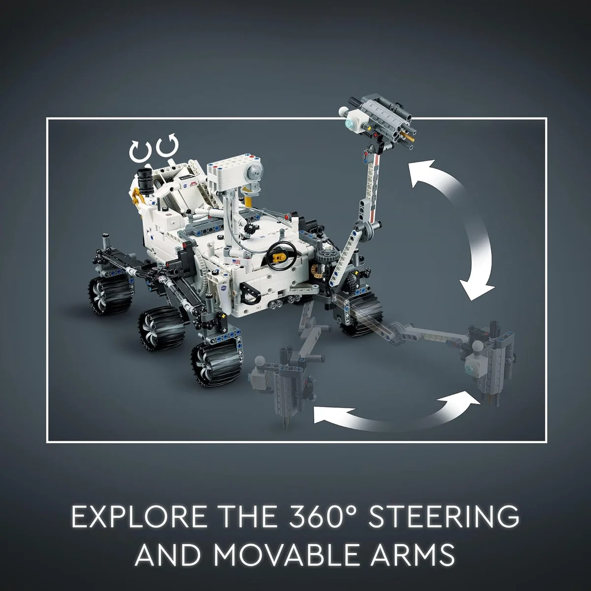 LEGO NASA Mars Rover Perseverance Building Toy 42158 1132 Pieces STEM Model New image 5