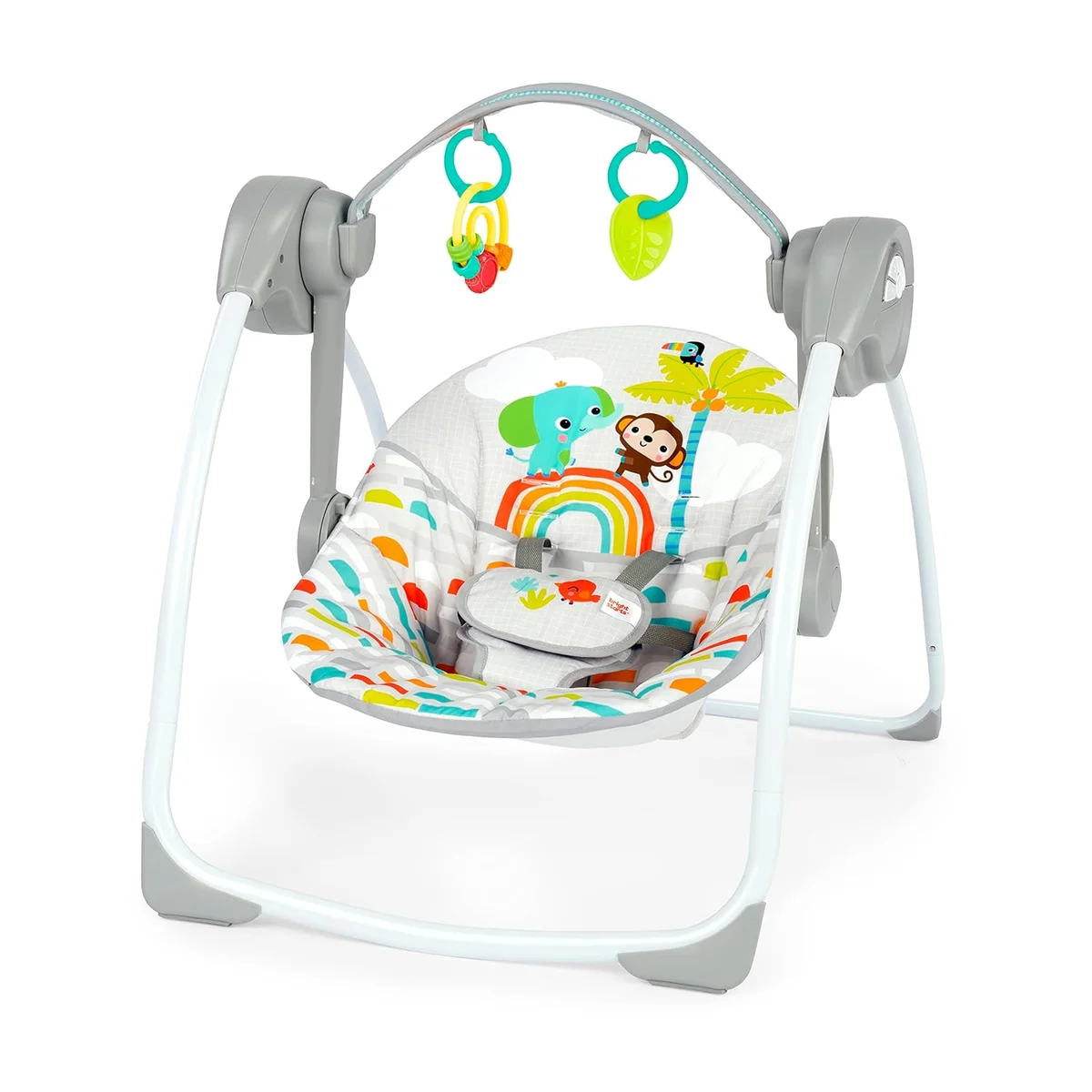 Bright Starts Playful Paradise Portable Baby Swing 13069 6 Speeds Music Unisex New