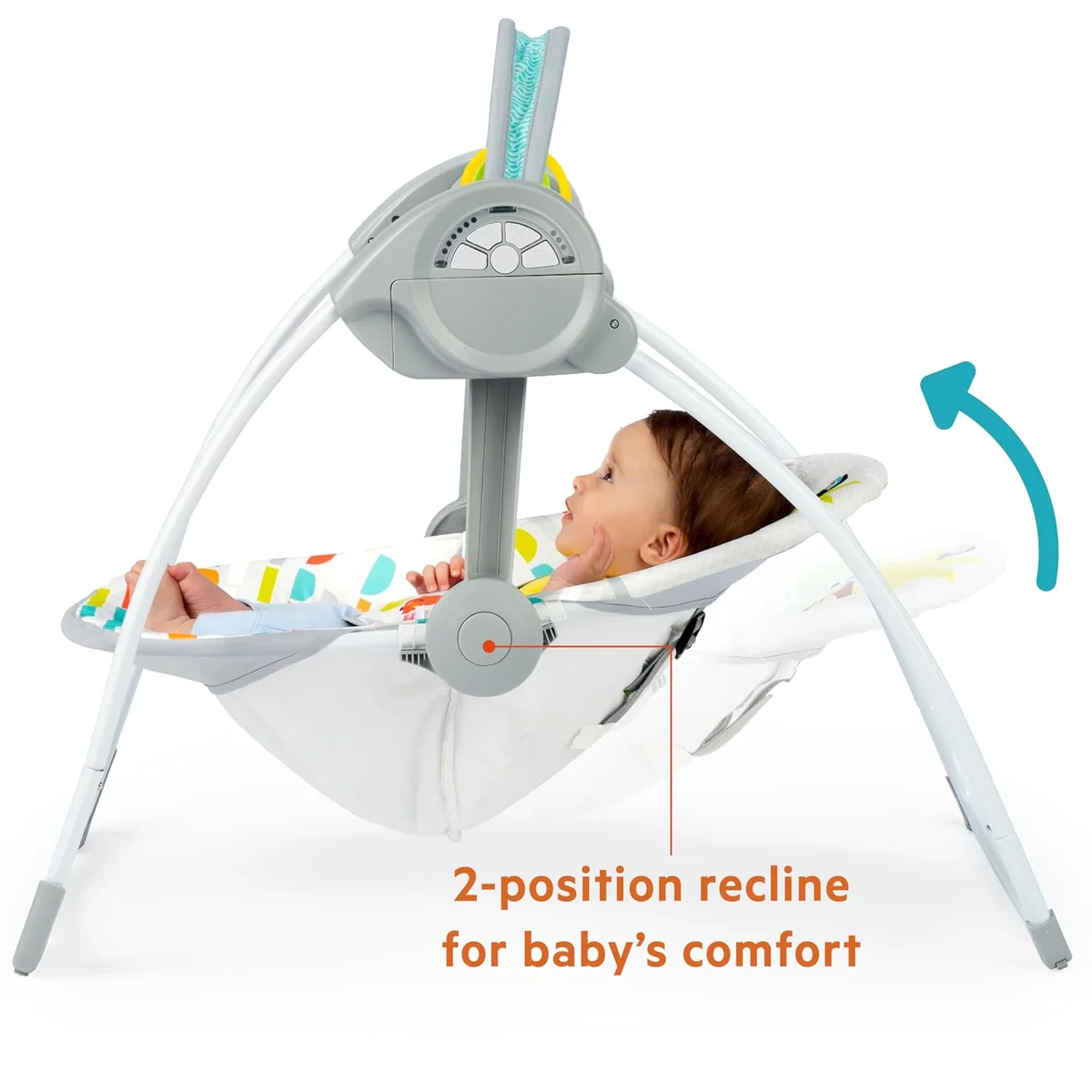 Bright Starts Playful Paradise Portable Baby Swing 13069 6 Speeds Music Unisex New image 4
