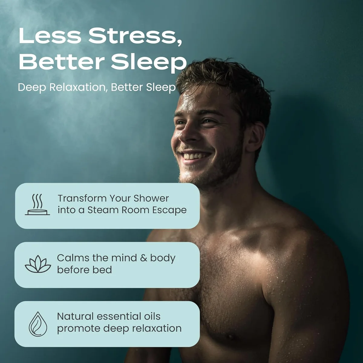 Body Restore Shower Steamers Aromatherapy 15 PC Eucalyptus Tablets - New image 7