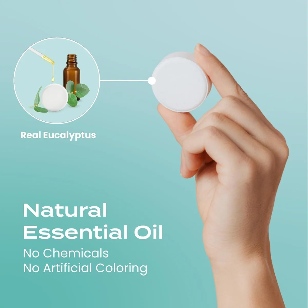 Body Restore Shower Steamers Aromatherapy 15 PC Eucalyptus Tablets - New image 9