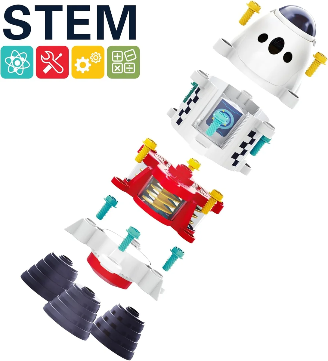 iPlay, iLearn Rocket Outer Space Toy Playset Model 0414 - STEM Educational Toy with Electric Drill - New image 5
