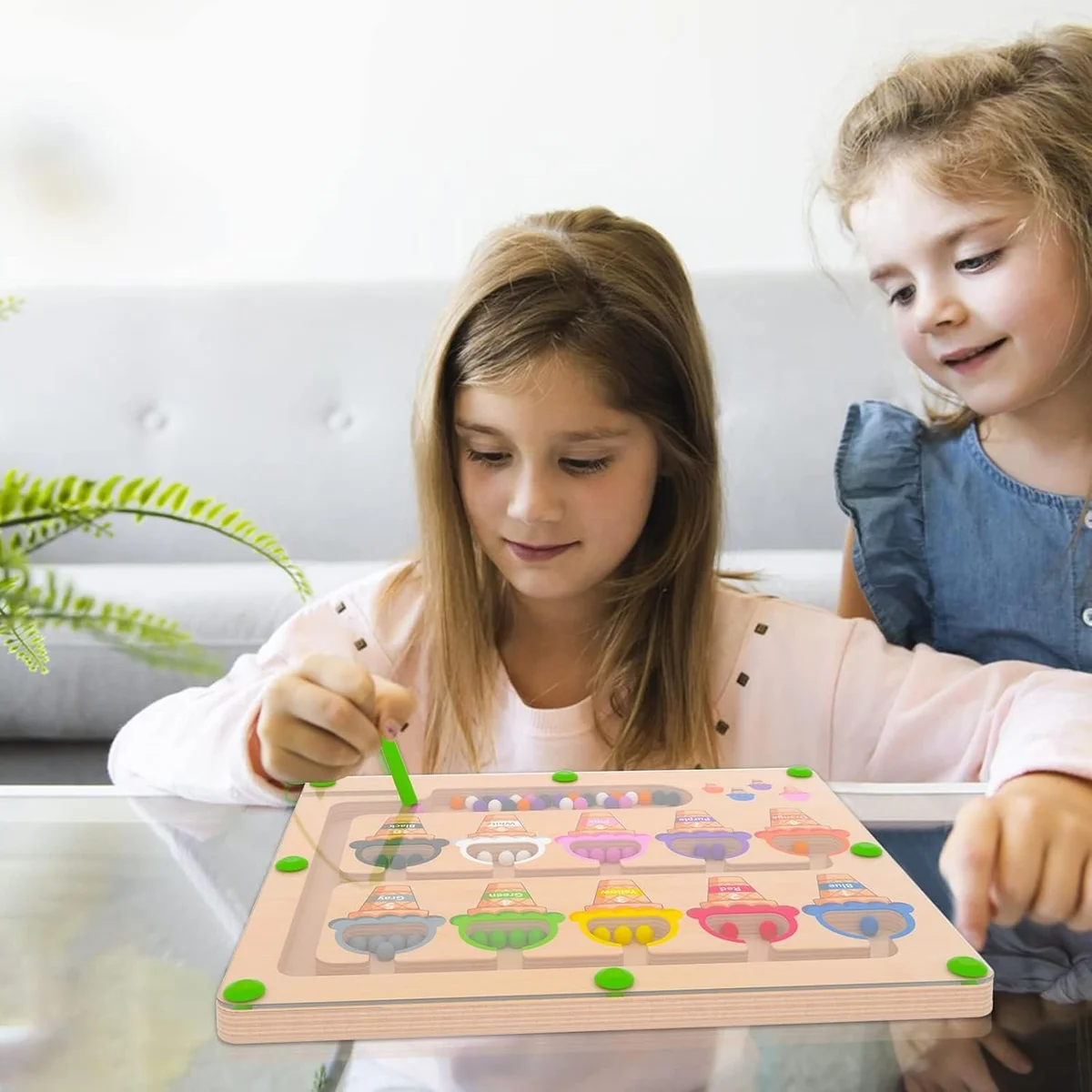 MTYOKILN Magnetic Color & Number Maze Puzzle Board MT5048 - Montessori Learning Toy for Ages 2-4 - New image 6