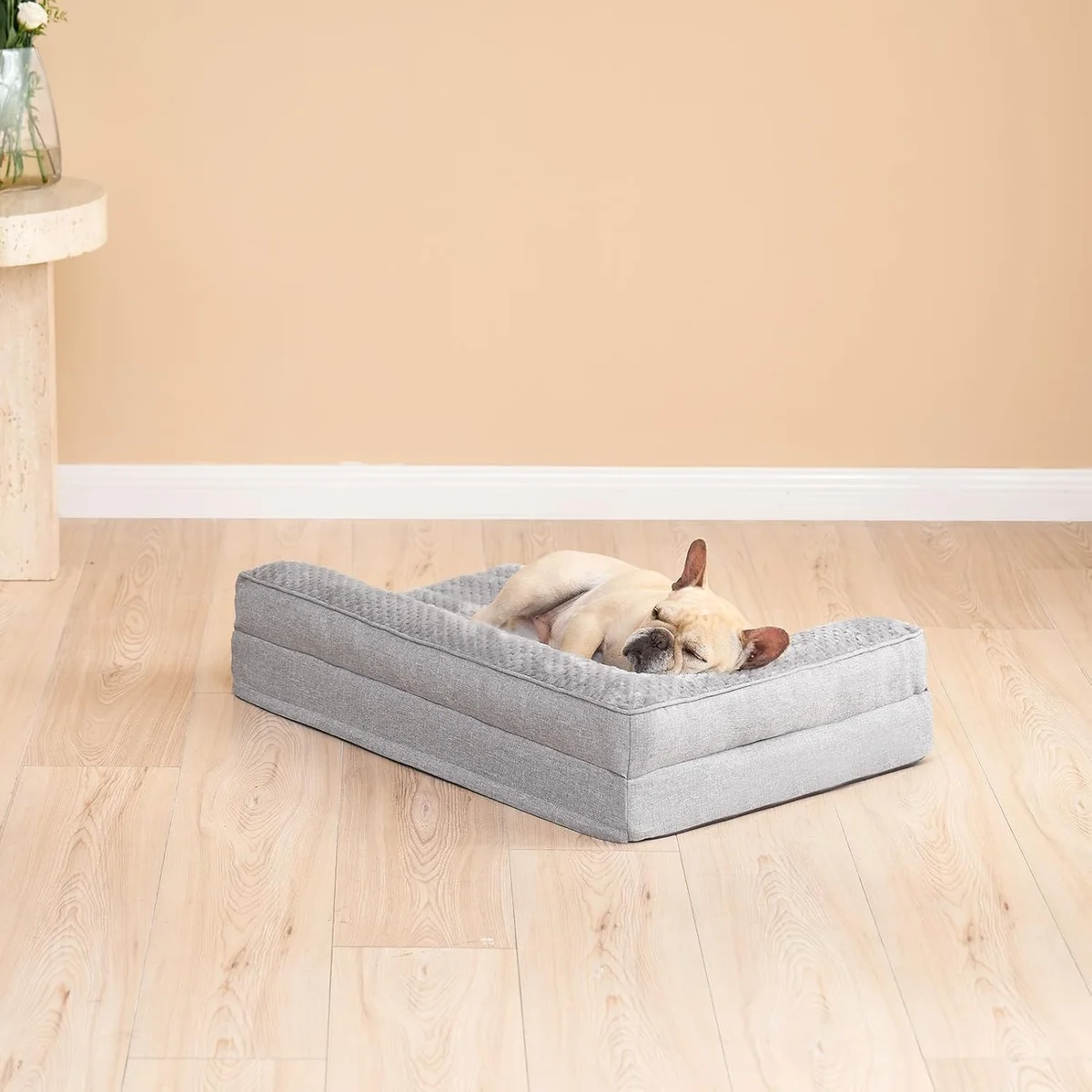 EHEYCIGA Orthopedic Dog Bed 123 Memory Foam 30x20x6 Grey New image 9