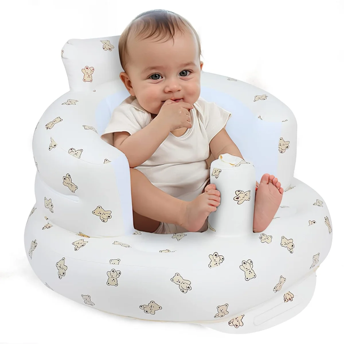 EKEPE Inflatable Baby Seat BIS-B for Babies 3 Months & Up 66 lbs Capacity Bear New