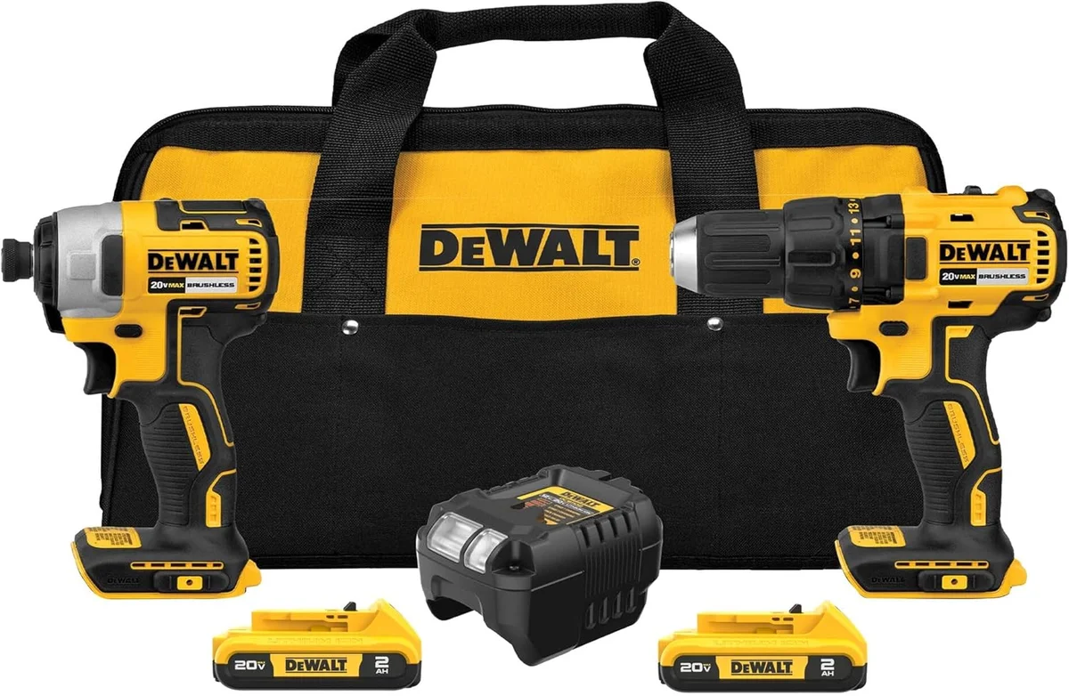 DEWALT 20V MAX Cordless Drill and Impact Driver DCK277D2 20V Lithium-Ion New