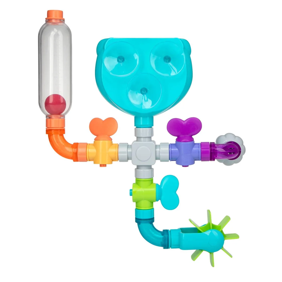 Nuby Wacky Waterworks Pipes Bath Toy 80902 Interactive Features Plastic New image 7