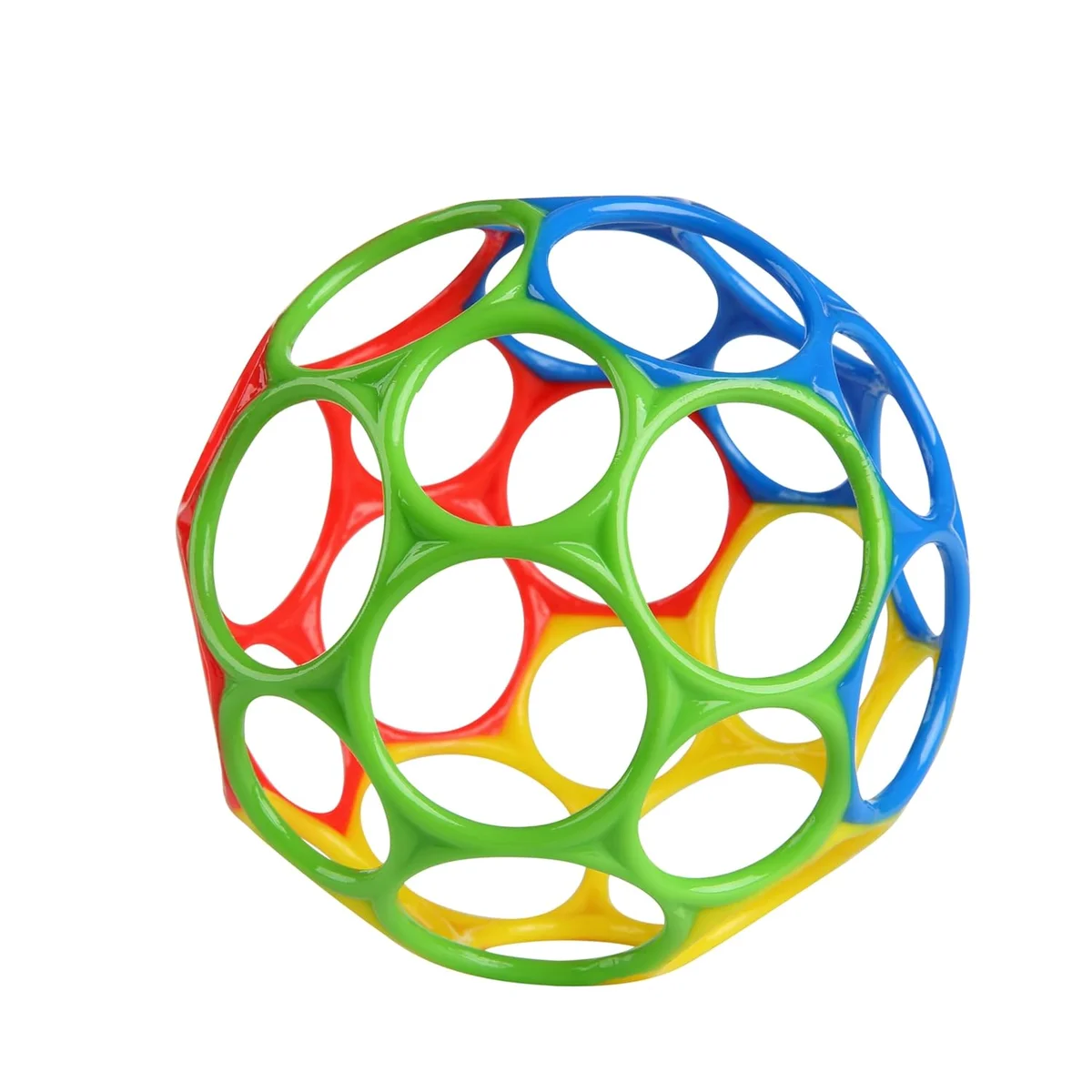 Bright Starts Oball Easy Grasp Classic Ball 10340 4 Inches BPA-Free Red/Yellow/Green/Blue New image 4
