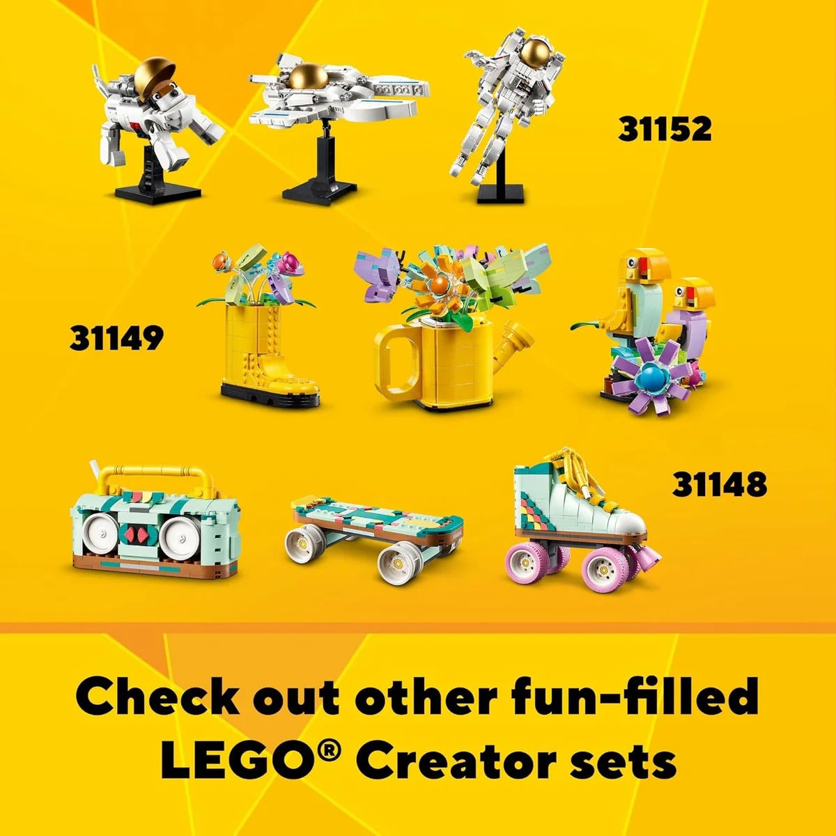 LEGO Creator Retro Camera Toy 31147 3 in 1 Building Set 261 Pieces Multicolor New image 6