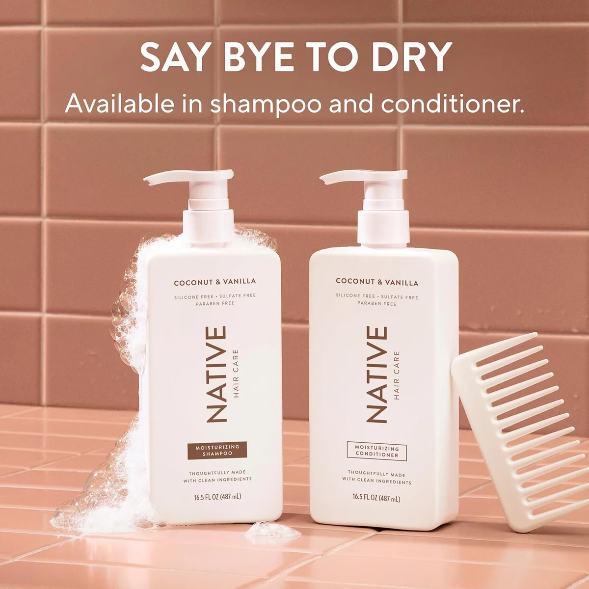 Native Coconut & Vanilla Shampoo and Conditioner 2-Pack | Naturally Derived Ingredients, Sulfate & Dye Free | New image 10