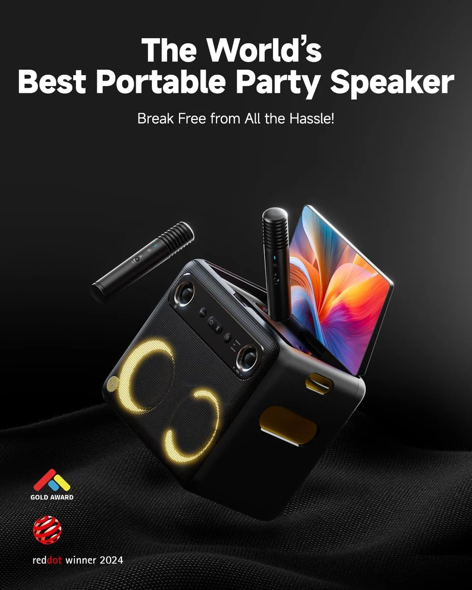 Ikarao Smart Karaoke Machine Break X2 300W Peak Power Black New image 2