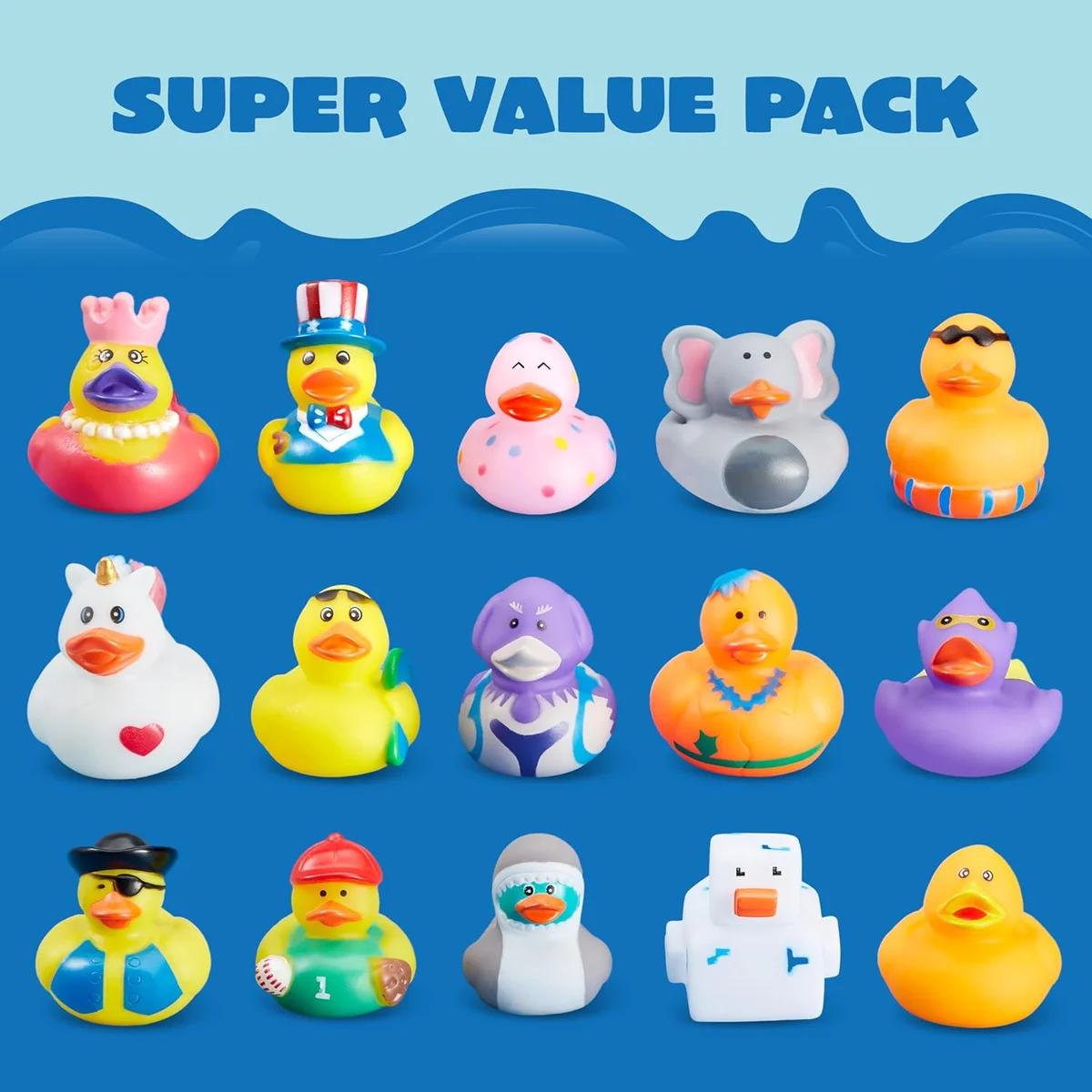 JOYIN 30 Pcs Rubber Ducks Mini Bath Toys Assortment 2 Inches New image 4