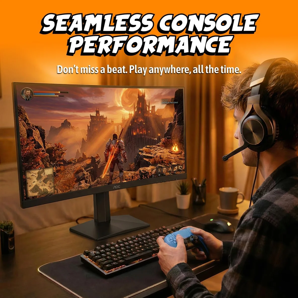 AOC Gaming Monitor Q27G41ZE 27 Inch 240Hz IPS Black New image 8