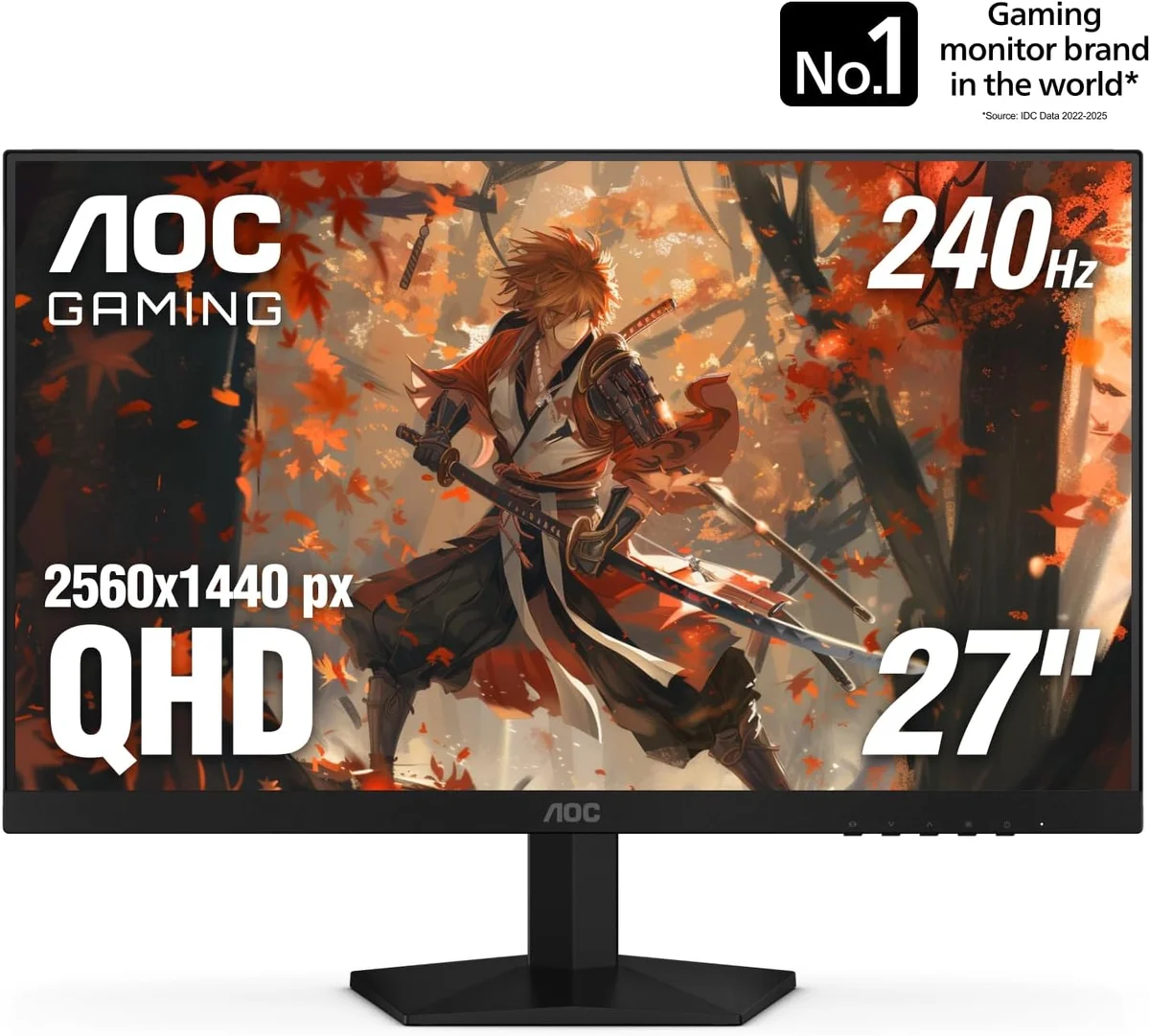 AOC Gaming Monitor Q27G41ZE 27 Inch 240Hz IPS Black New image 9