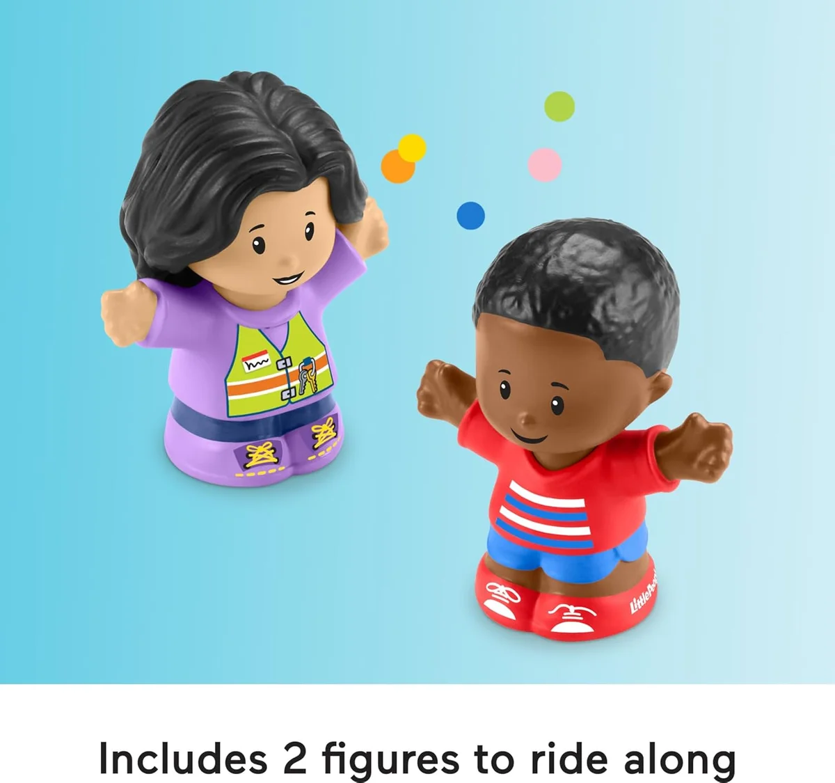 Fisher-Price Little People School Bus Push-Along Vehicle HWB30 Musical Plastic New image 5