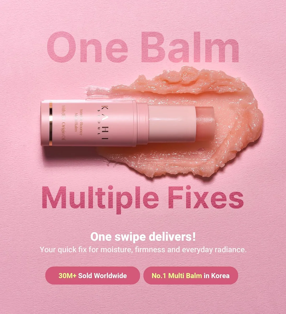 KAHI Wrinkle Bounce Multi Balm Stick PDRN Collagen Anti-Aging Hydrating Balm MultiBalm New image 2