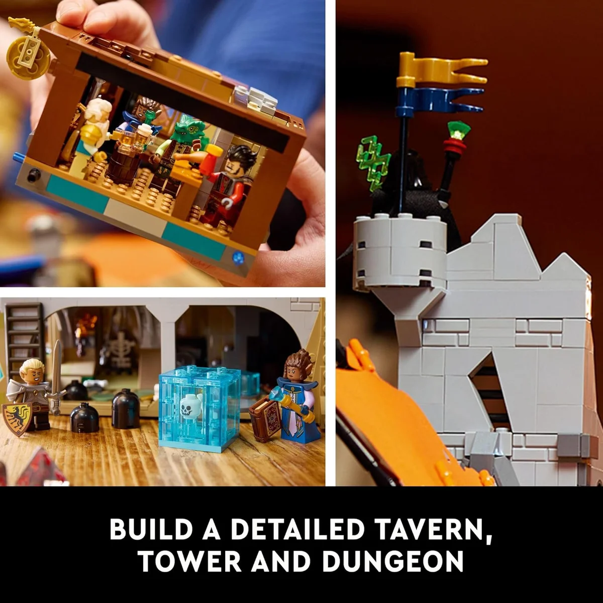 LEGO Dungeons & Dragons: Red Dragon’s Tale Building Set 21348 3745 Pieces Multicolor New image 3