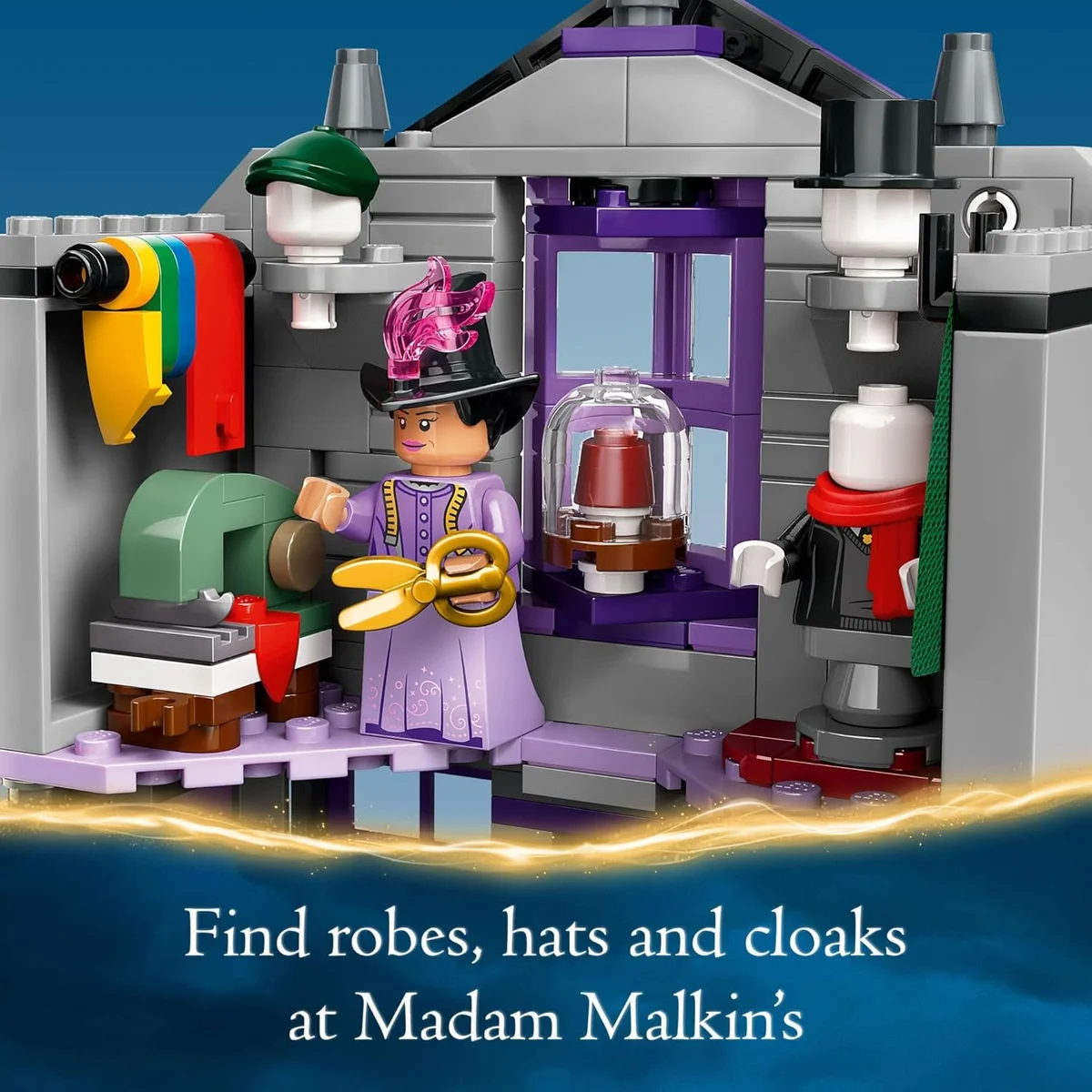 LEGO Harry Potter Ollivanders & Madam Malkin's Robes Building Set 76439 744 Pieces Multicolor New image 5