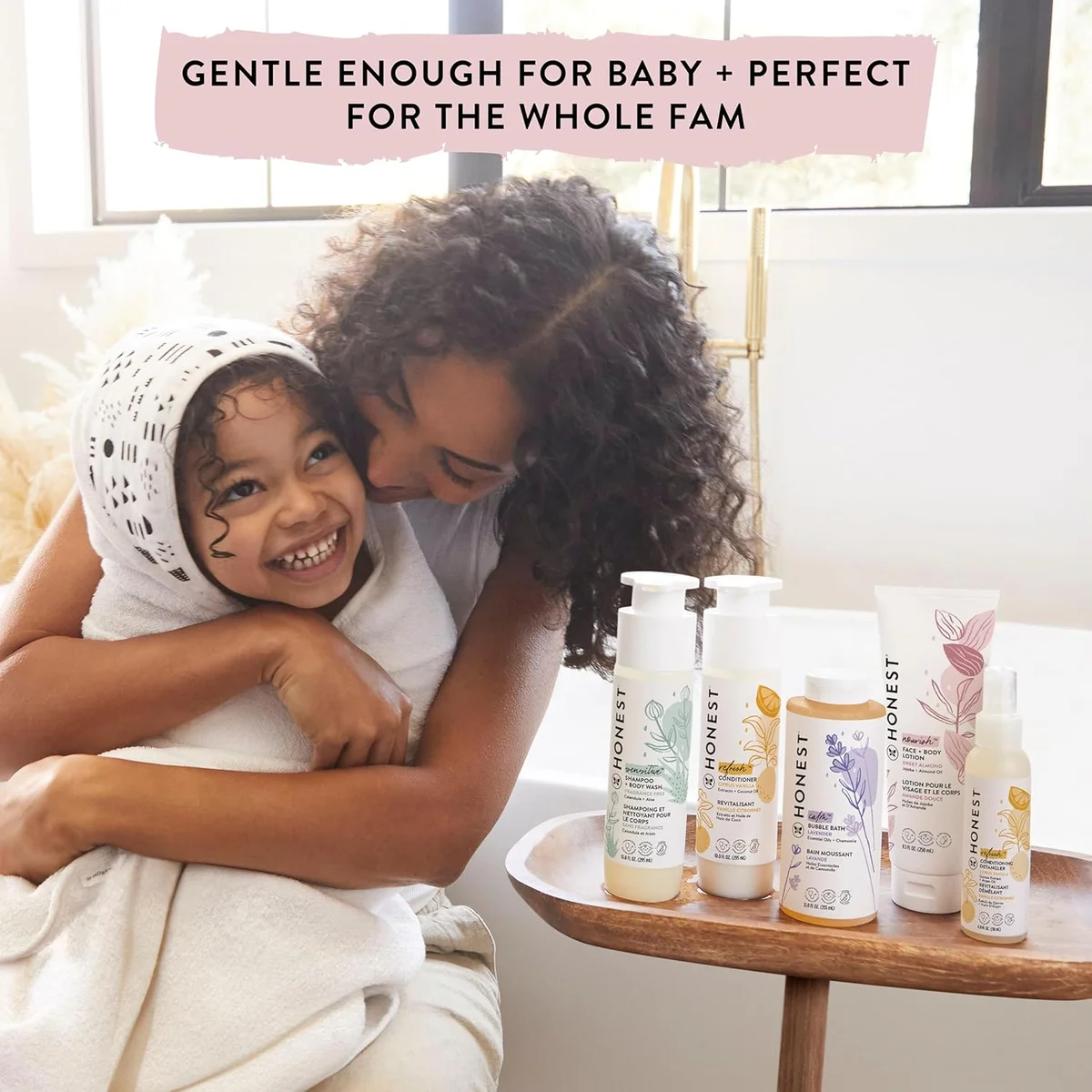 The Honest Company Foaming Bubble Bath & Baby Wash 817810027116 Tear-Free Hypoallergenic Lavender Calm 12 fl oz New image 4