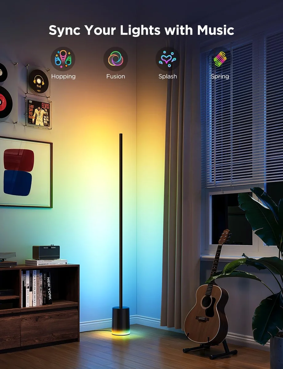 Govee Floor Lamp 2 H607C RGBIC 1725lm Smart Control Black New image 9
