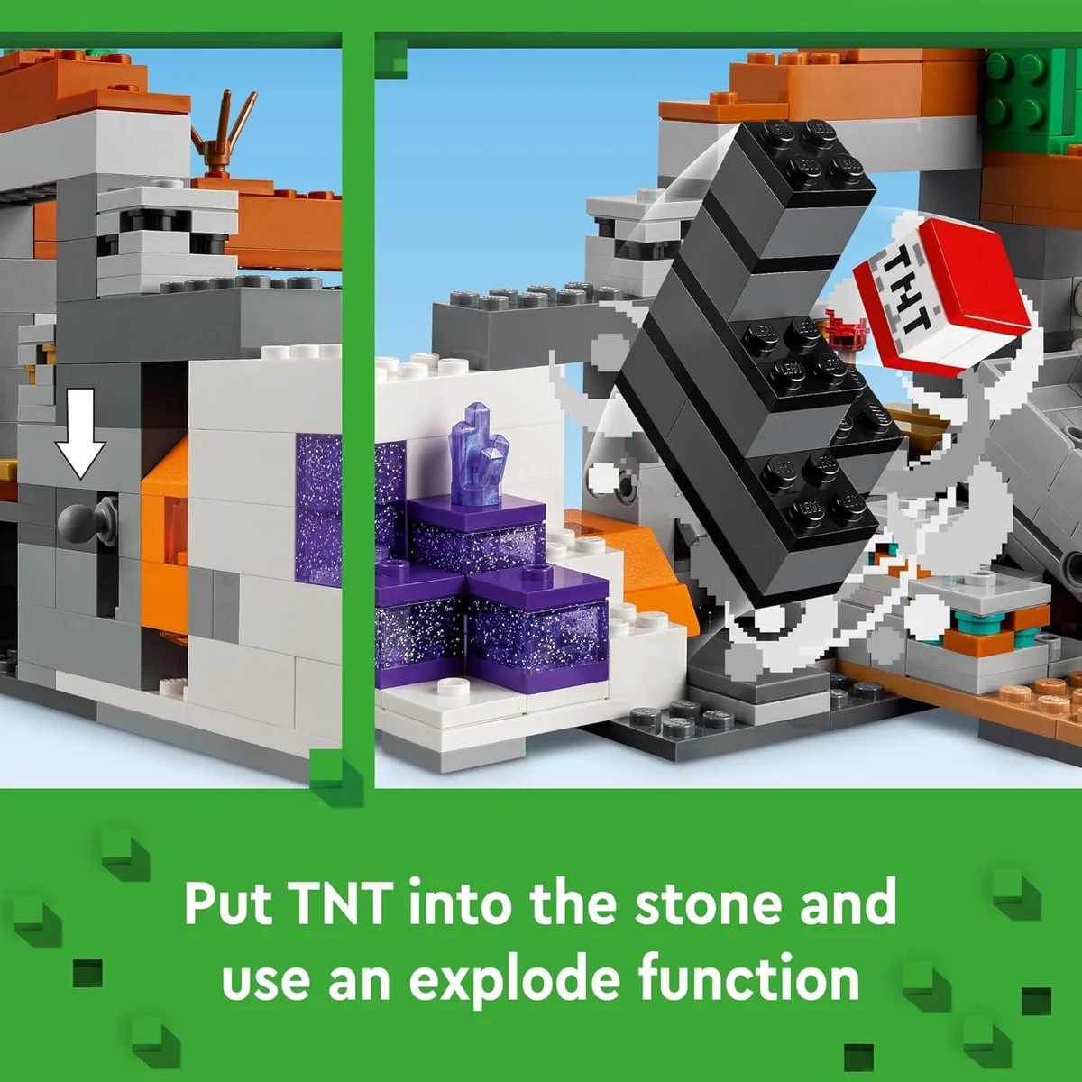 LEGO Minecraft The Badlands Mineshaft Building Set 21263 Mining Exploration Multicolor New image 3