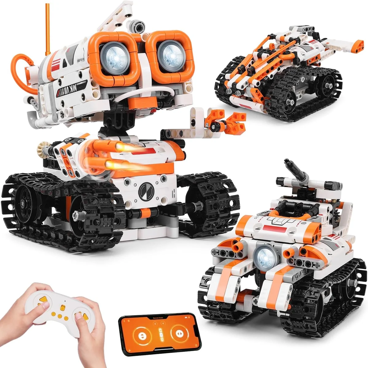 Kyanio STEM Robotics Kit 3-in-1 Remote Control Building Set FC9016 App Robot New