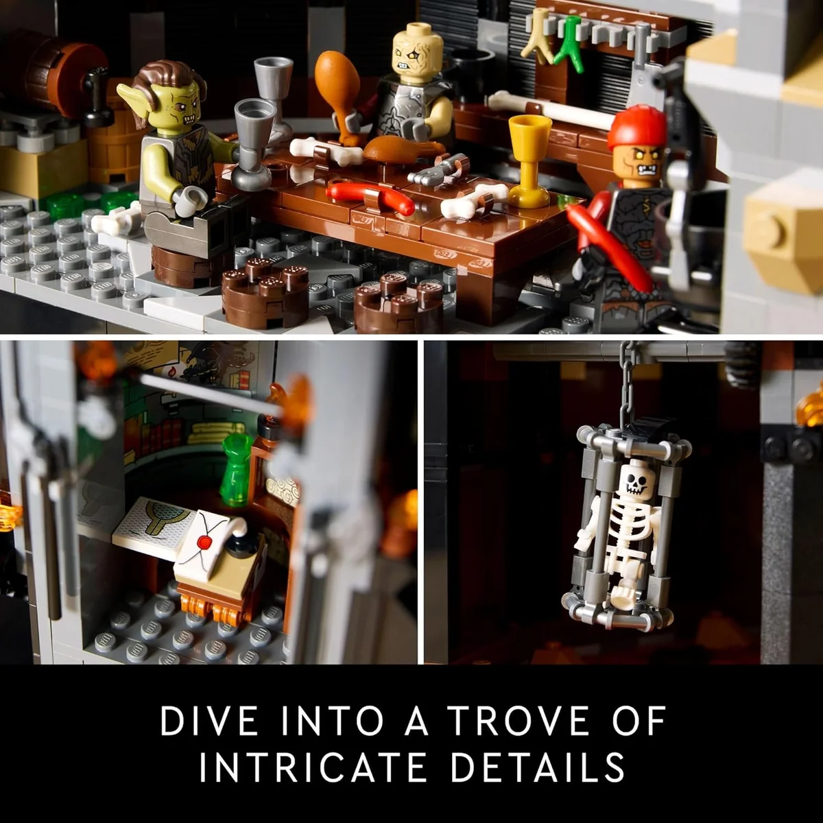 LEGO The Lord of The Rings: Barad-dûr Building Set 10333 Includes 10 Minifigures Black/Orange New image 3