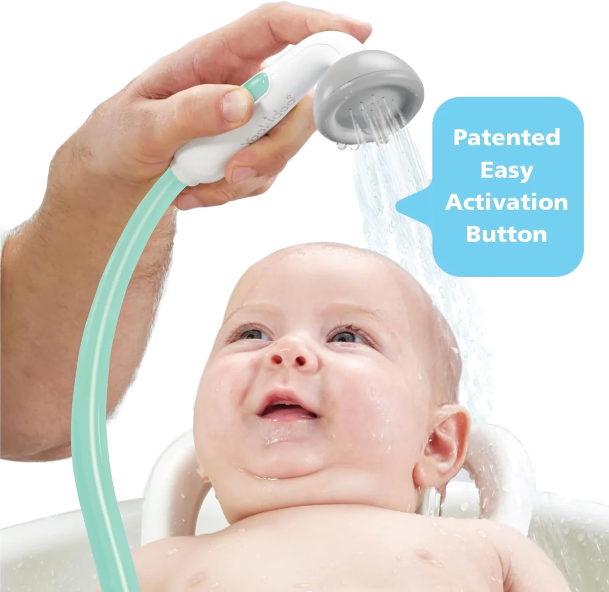 Yookidoo Baby Bath Shower Head Elephant Water Pump Model 40159-40308 Plastic New image 6